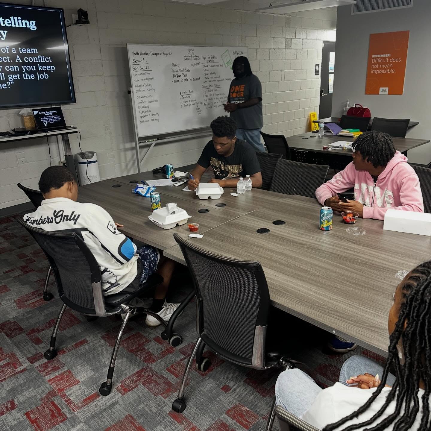 Young people participating in the LIVE FREE Oklahoma Growth Opportunities program